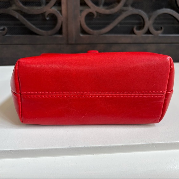 Patricia Nash Small Red Leather Convertible Backpack - Picture 5 of 9